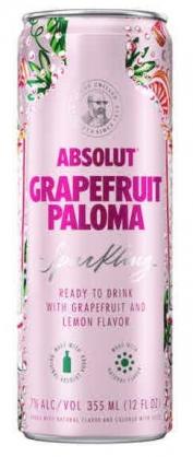 Absolut - Grapefruit Paloma Sparkling (355ml can) (355ml can)