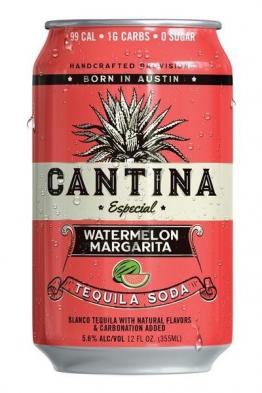 Cantina - Watermelon Margarita (355ml can) (355ml can)