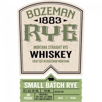 Bozeman Spirits - 1883 Straight Rye Whiskey