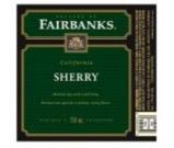 2015 Fairbanks - Sherry California (1.5L)